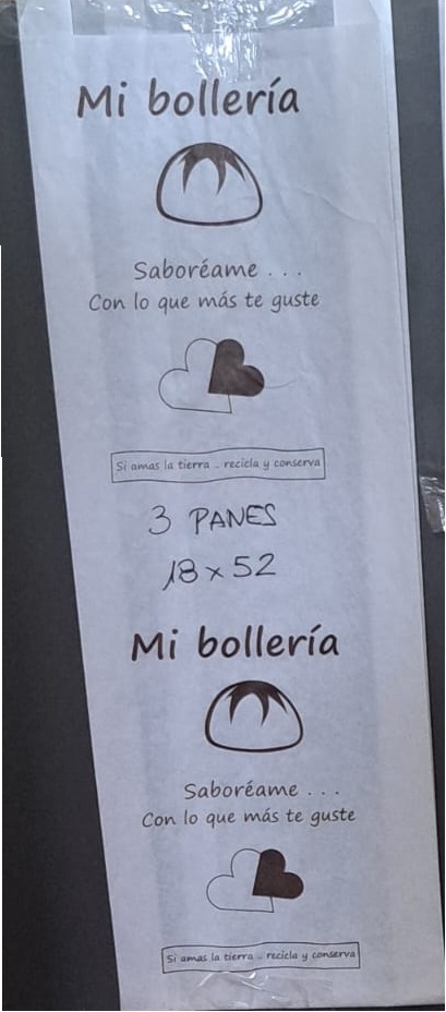 BOLSA PAPEL ANONIMA KRAFT DIBUJO