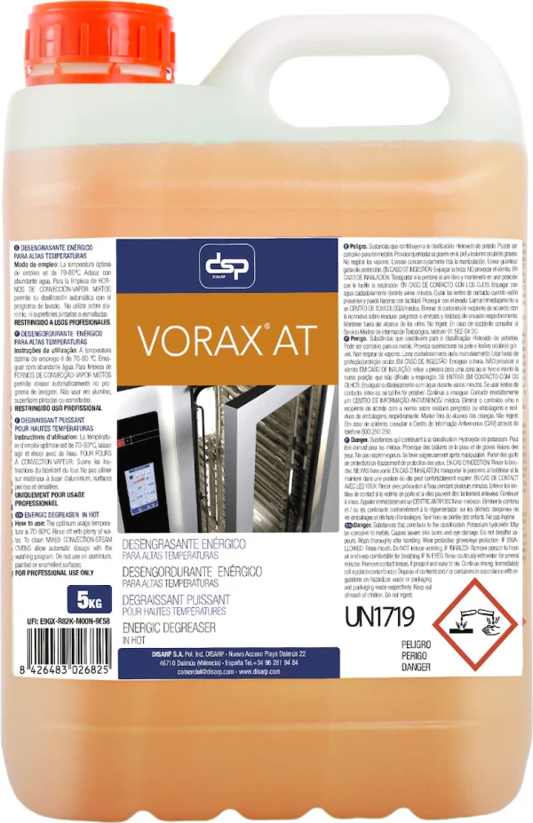 DESENGRASANTE PLANCHAS VORAX AT