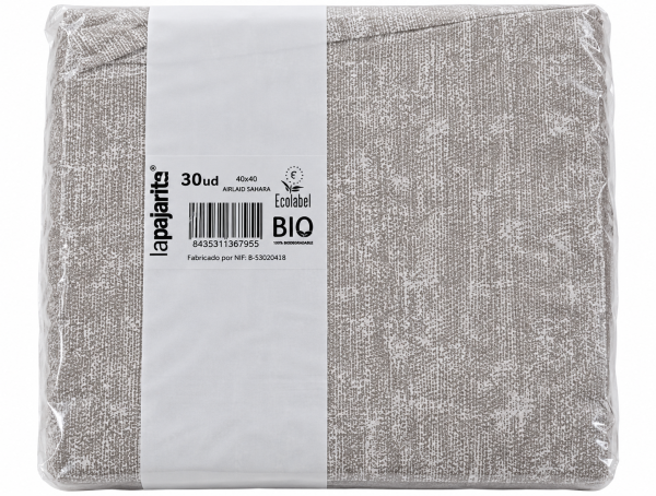 46fc97f1-c8ed-4105-acb2-abd937a4bbf5 SERV SAHARA 40X40 AIRLAID NEGRO 30H