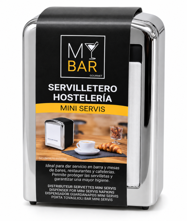 SERVILLETERO HOSTELERIA BLACK  MINISERVIS