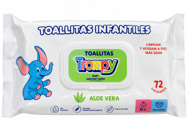 TOALLITAS TROMPY 72und