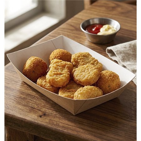 barqueta-300ml-kraft-11x7x35cm-1000-uds (1) BARQUETA FRITOS (100UND)