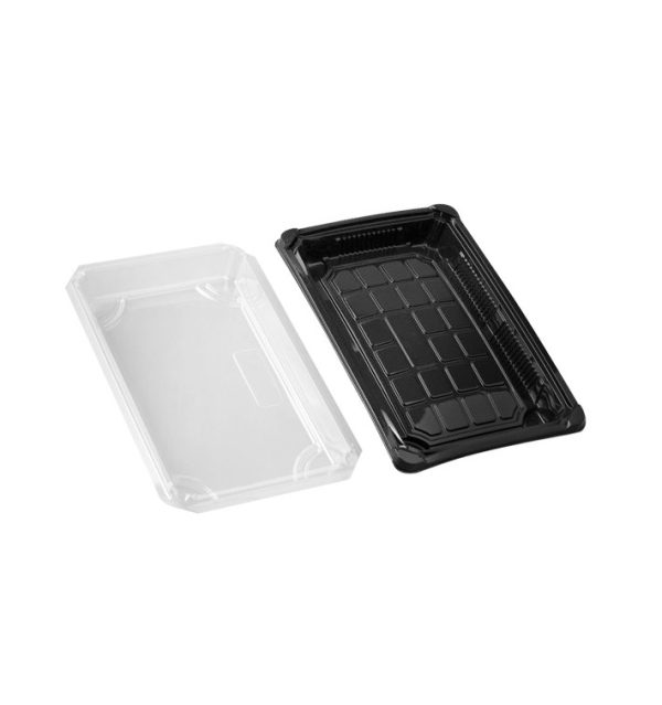 envase-con-tapa-sushi-pla-negro-150x230-cm-100-uds ENVASE SUSHI PET CON TAPA(50UND)