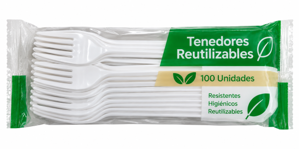 TENEDOR REUTILIZABLE 100UND