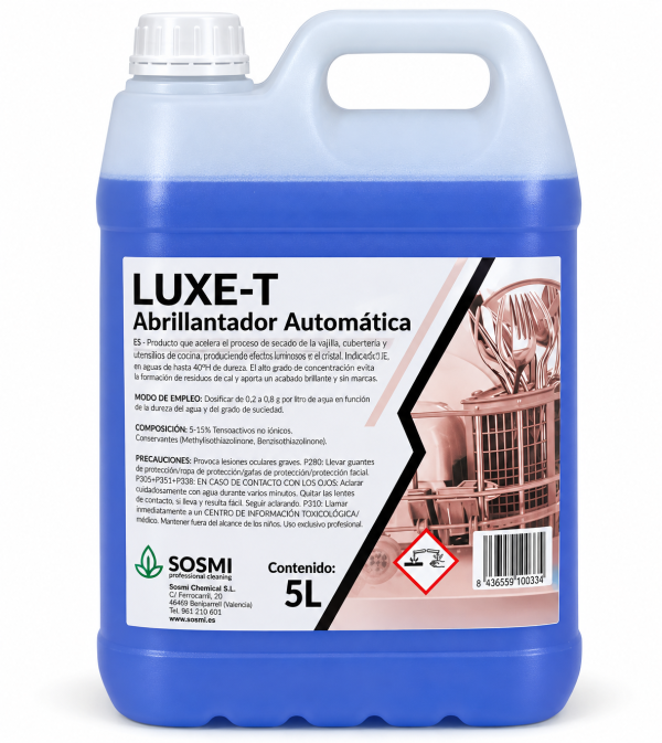 ABRILLANTADOR LAVAVAJILAS LUXE-T  5L