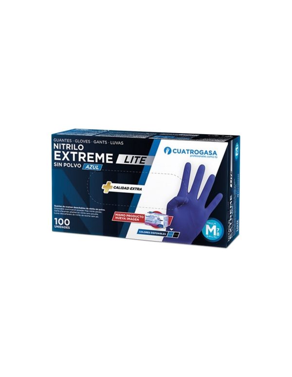 GUANTE NITRILO AZUL EXTREME (100U)