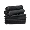 PAÑO MICROFIBRA 30X40 NEGRO (6UNID)